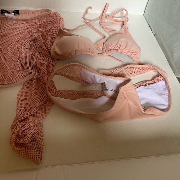 A Bikini A Day X Misguided - NWOT - Light Pink - Size 2 - Picture 2 of 4
